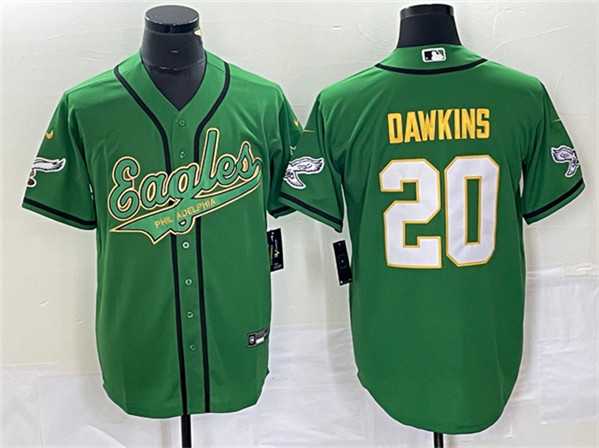 Men's Philadelphia Eagles #20 Brian Dawkins Green Gold Cool Base Baseball Stitched Jersey,We sell and wholesale Men's Philadelphia Eagles #20 Brian Dawkins Green Gold Cool Base Baseball Stitched Jersey on line form chian!